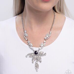 Paparazzi Jewelry Accessories - Cinematic Chic - Purple Necklace - NEW!!